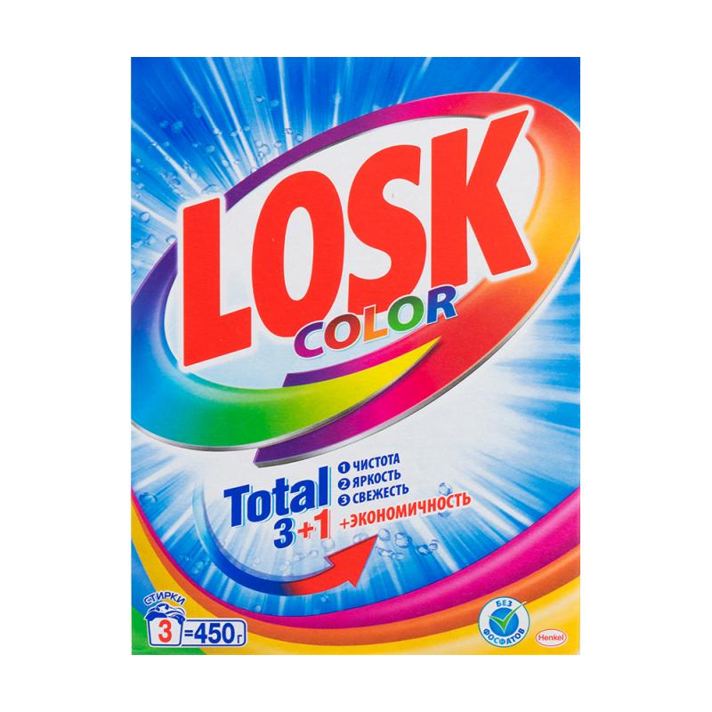 Стиральный порошок "Color", LOSK, 450 г