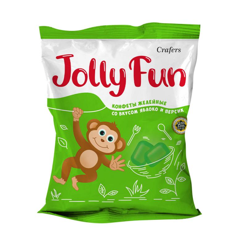 Конфеты желейные "Jolly Fun", Crafers, 70 г, в ассортименте