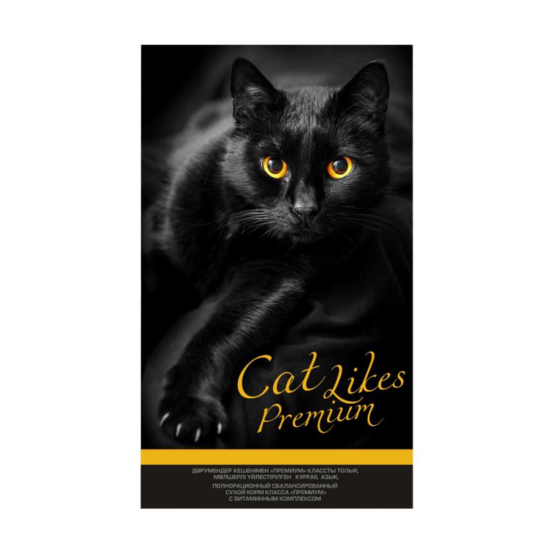 Сухой корм для кошек "Cat Likes Premium", 2 кг