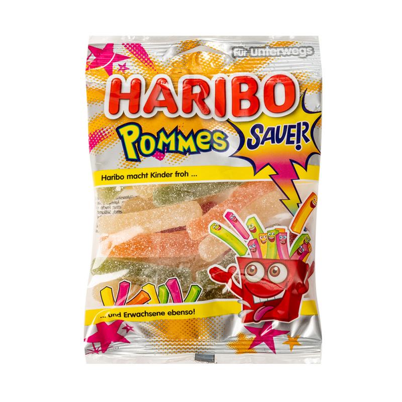 Конфеты жевательные, HARIBO, Saure Pommes, 100 г