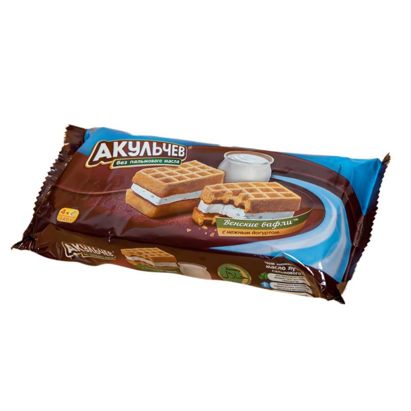 Вафли венские с йогуртом, 140 г