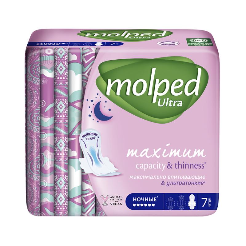 Прокладки, Molped, ночные, 7 шт.