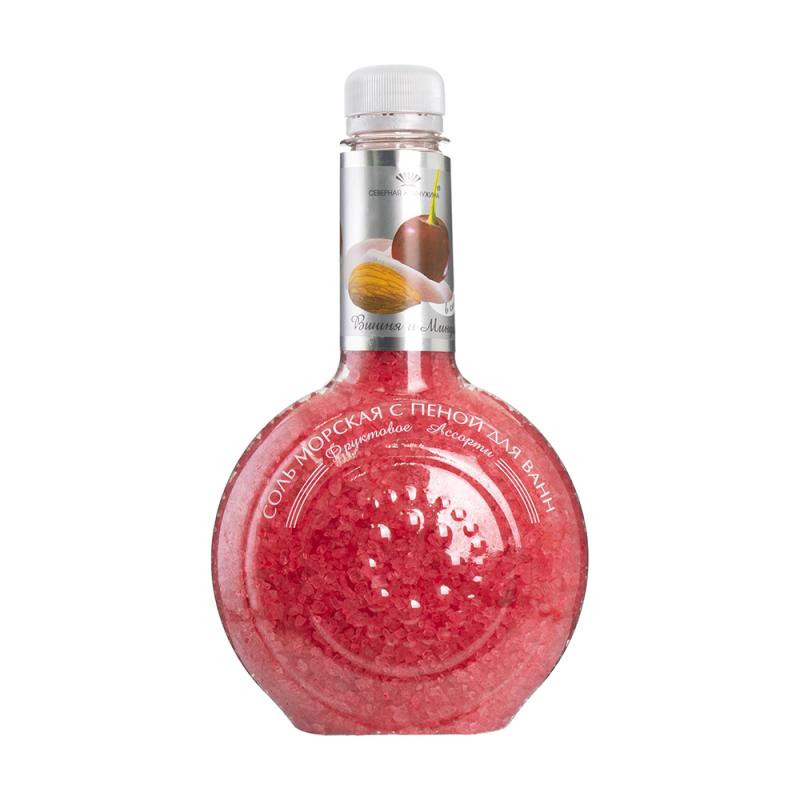 Соль морская с пеной для ванн "Фруктовое Ассорти", 550 г, в ассортименте