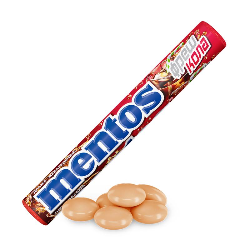 Драже жевательные, Mentos, 37,5 г, в ассортименте