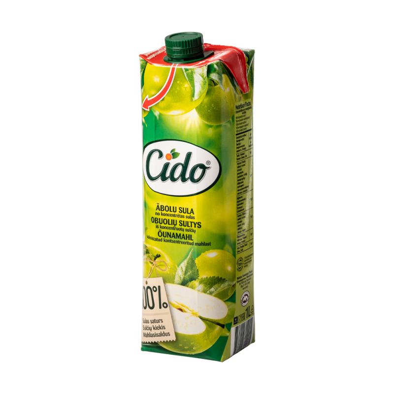 Яблочный сок, Cido, 1 л