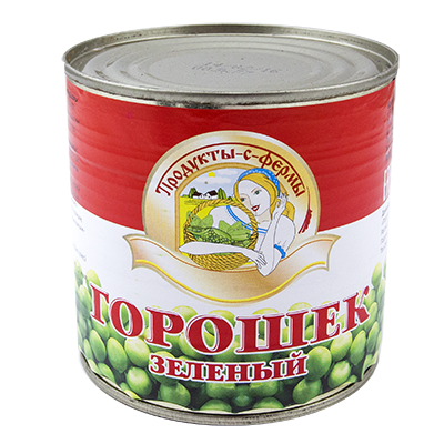 Зеленый горошек салатный, 425 г