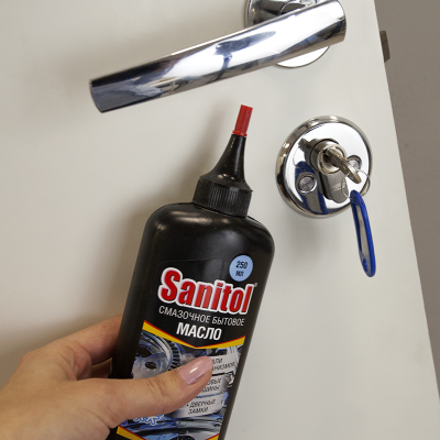 Масло смазочное бытовое "Sanitol", 250 мл