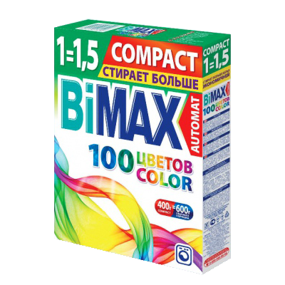 Стиральный порошок для цветного белья "BiMax" атомат, 400 г