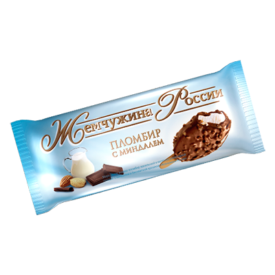 Эскимо "Жемчужина России", Айсберри, миндаль, 80 г