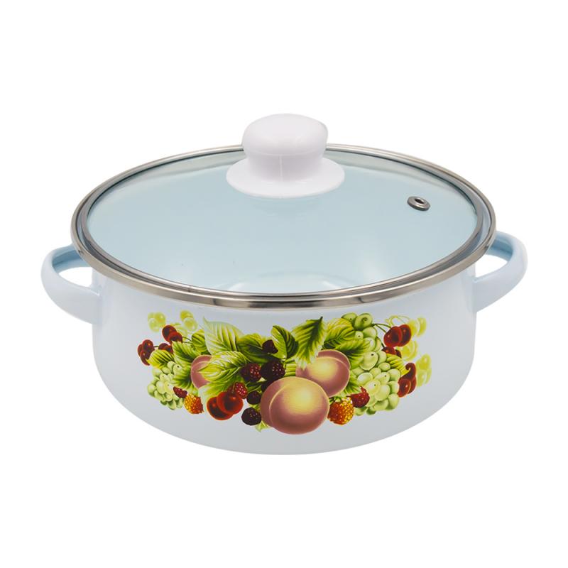 Кастрюля с крышкой, O'Kitchen, 1,5 л, в ассортименте