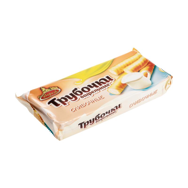 Вафельные трубочки, 180 г, в ассортименте