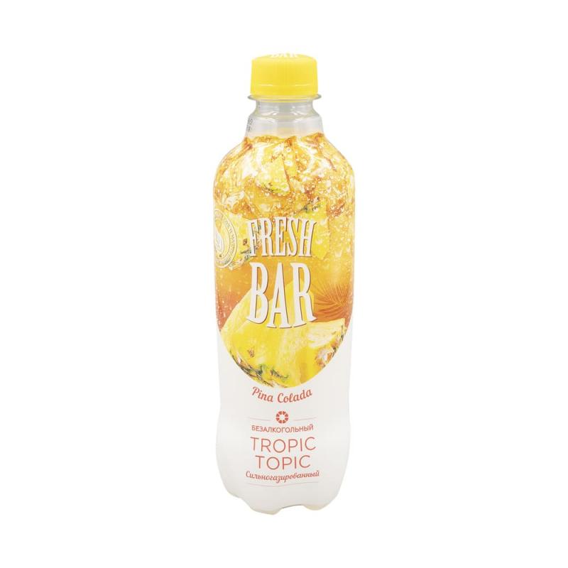 Напиток газированный "Пина Колада", Fresh Bar, безалкогольный, 0,48 л