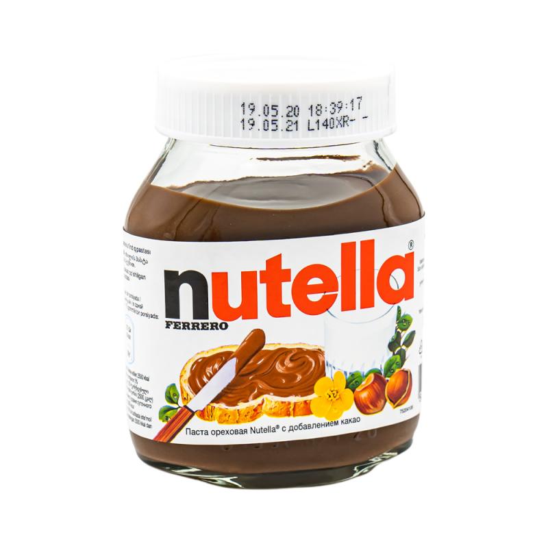 Паста ореховая, Nutella, с добавлением какао, 180 г