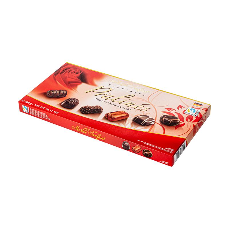 Шоколадные конфеты "Pralines", ассорти, 400 г