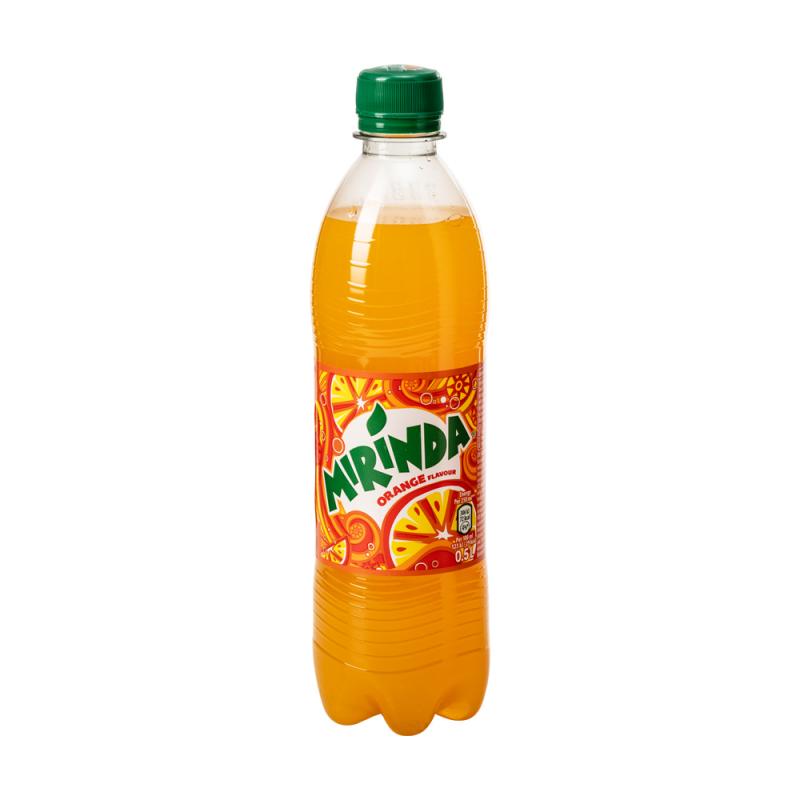 Сильногазированный напиток, Mirinda, апельсин, 0,5 л