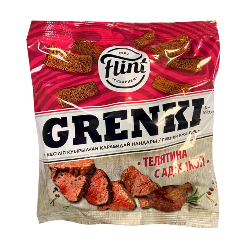Гренки ржаные "Grenki", FLINT, 100 г, в ассортименте