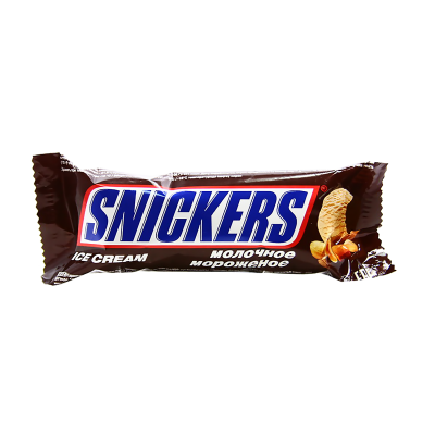 Мороженое, Snickers, батончик, 48 г