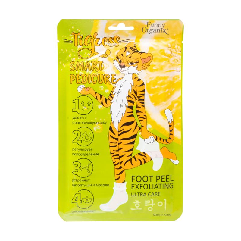 Пилинг-носочки "Tigress", Funny Organix, 30 г