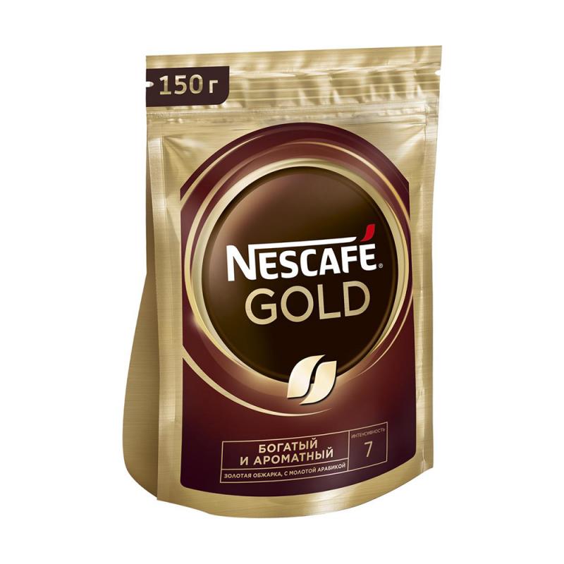 Кофе натуральный растворимый " GOLD", Nescafe, 150 г