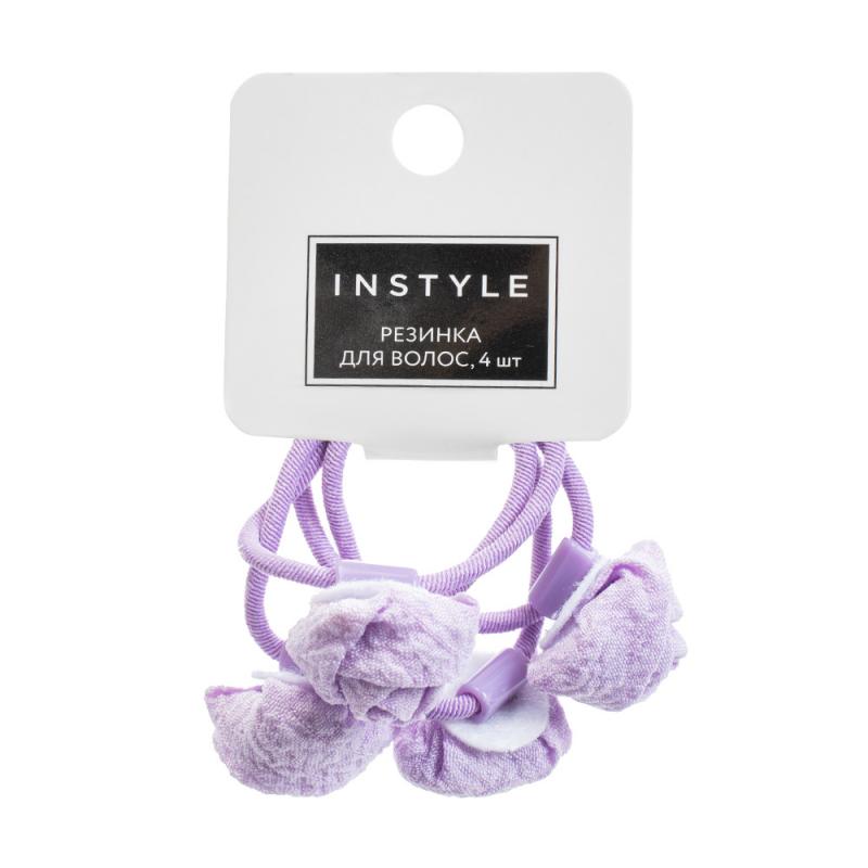 Резинка для волос, INSTYLE, 4 шт., в ассортименте