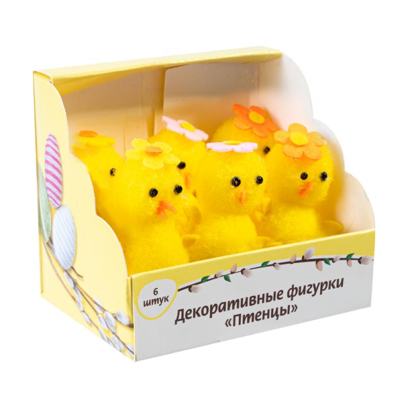 Декоративные фигурки "Птенцы", 6 шт.