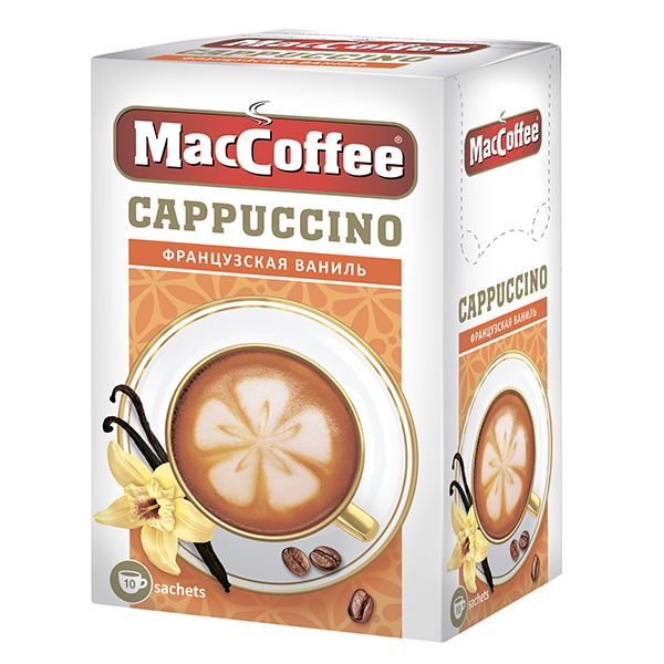 Кофе "MacCoffee Cappuccino", 125 г, 10 пакетиков