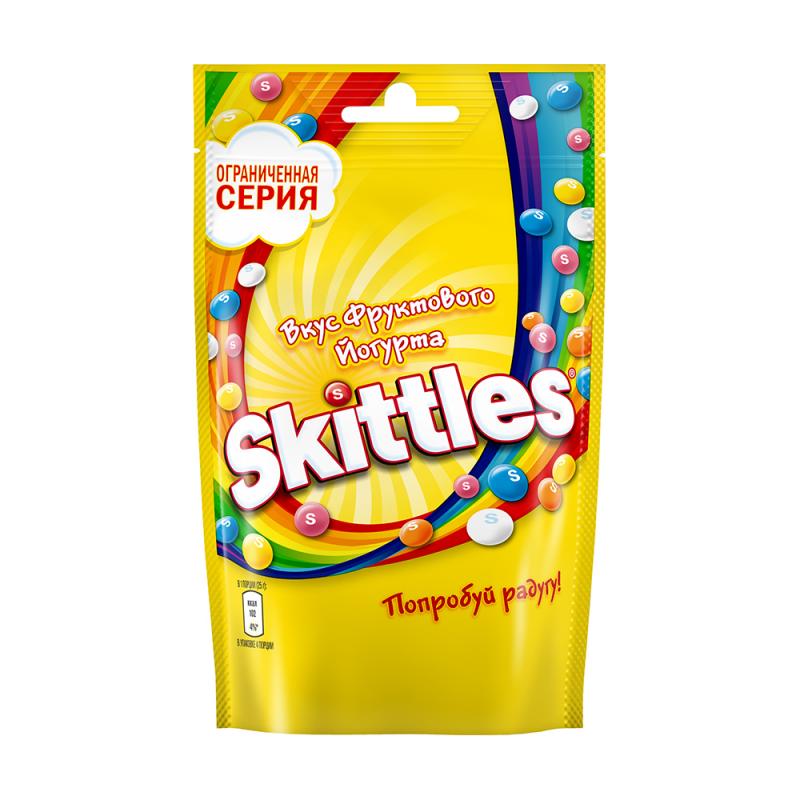 Драже жевательное, Skittles, с фруктовым йогуртом, 140 г