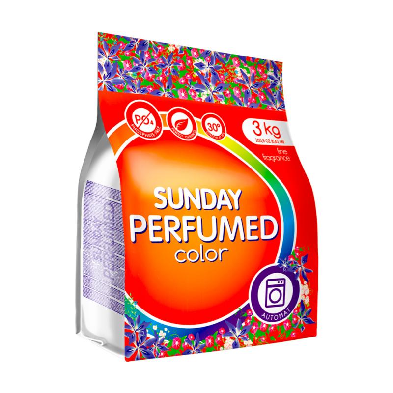 Средство моющее синтетическое "Color", Sunday, 3 кг