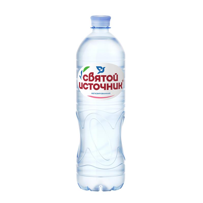 Вода негазированная, Святой Источник, 1 л