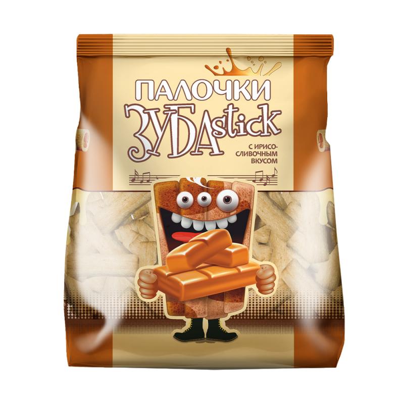 Палочки, Zubastik, с банановой начинкой, 140 г