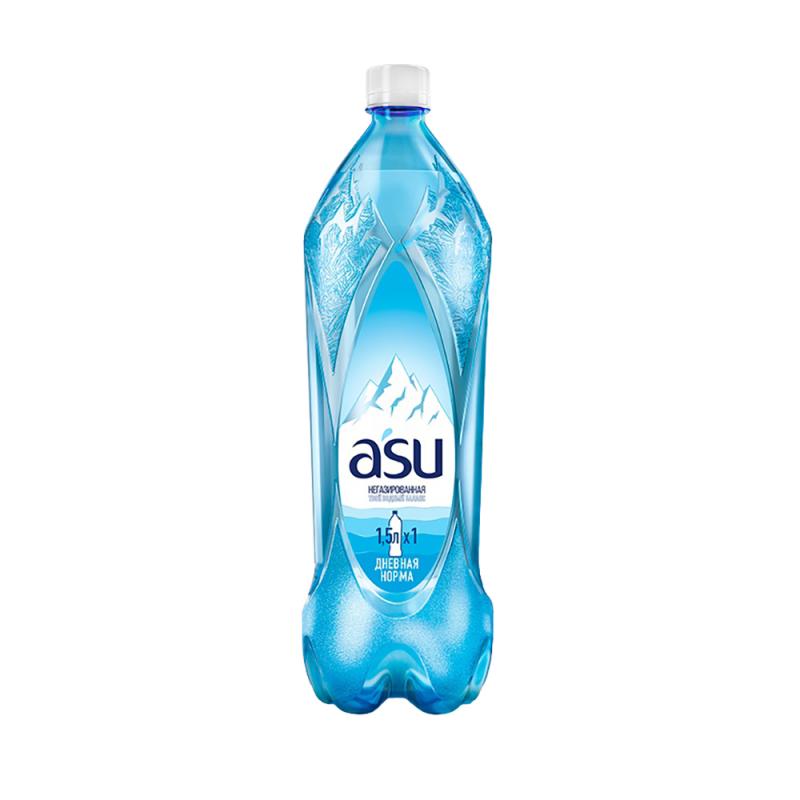 Негазированная вода, A’SU, 1,5 л