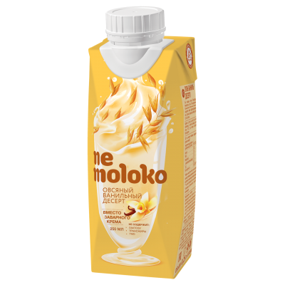 Десерт, Nemoloko, овсяное ванильное, 0,25 л