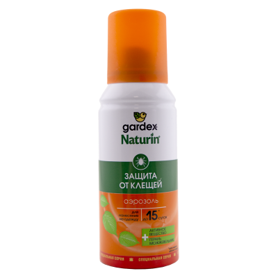 Аэрозоль от клещей "Gardex Naturin", 80 мл