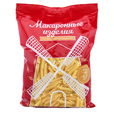 Макароны-перья "Мельница", 400 г