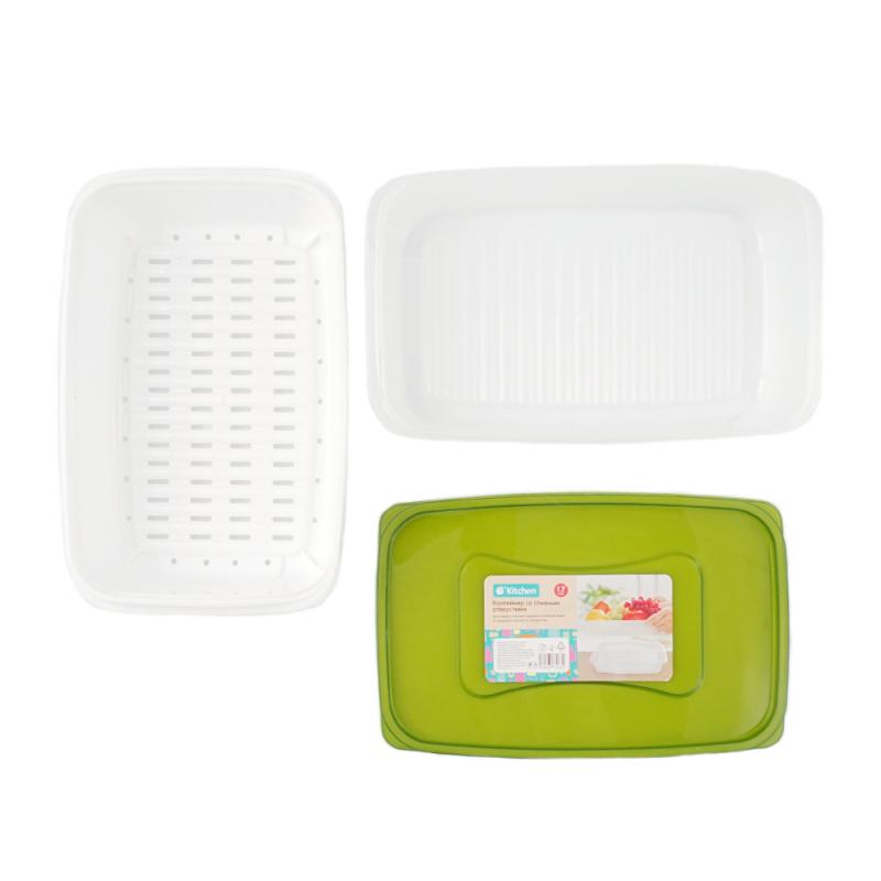 Контейнер со сливным отверстием, O'Kitchen, 1,7 л, в ассортименте