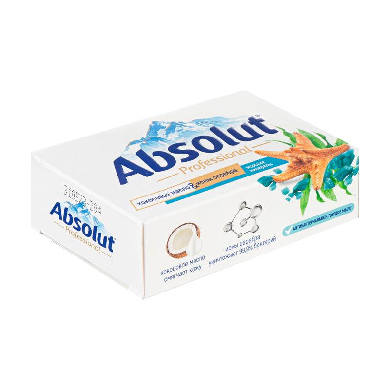 Крем-мыло твёрдое антибактериальное, Absolut Professional, 90 г, в ассортименте