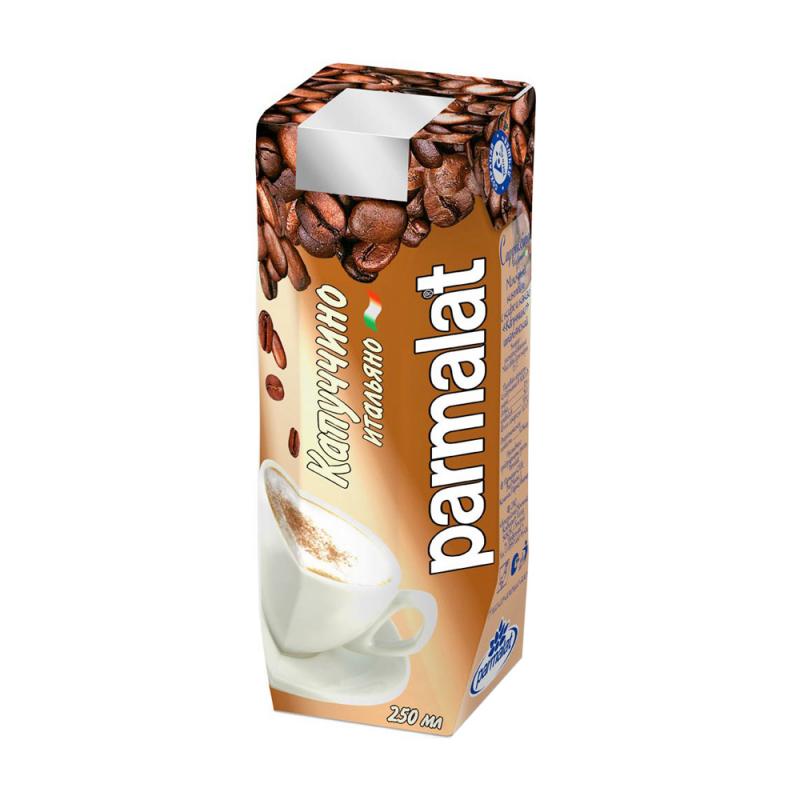 Молочный коктейль "Капучино", Parmalat, 1,5%, 250 мл