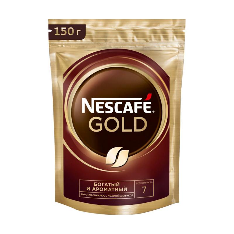 Кофе натуральный растворимый " GOLD", Nescafe, 150 г