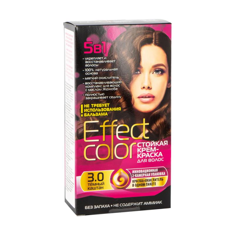 Стойкая крем-краска для волос 5 в 1 "Effect color", 100 мл, в ассортименте