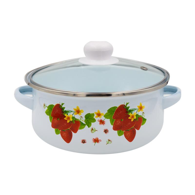 Кастрюля с крышкой, O'Kitchen, 1,5 л, в ассортименте