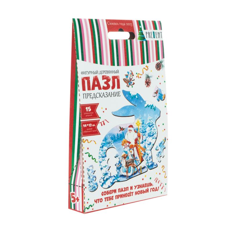 Фигурный деревянный пазл, в ассортименте