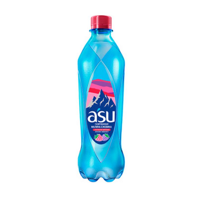 Газированная вода, A'SU, со вкусом, 1 л, в ассортименте
