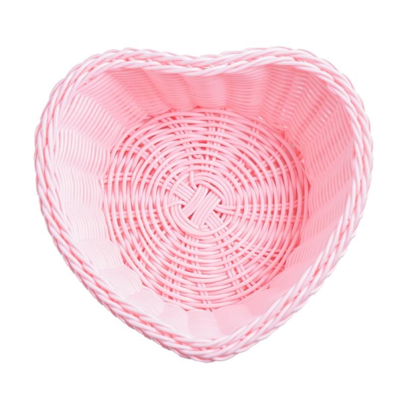 Корзинка "Сердце", With Love, 16х15 см, в ассортименте