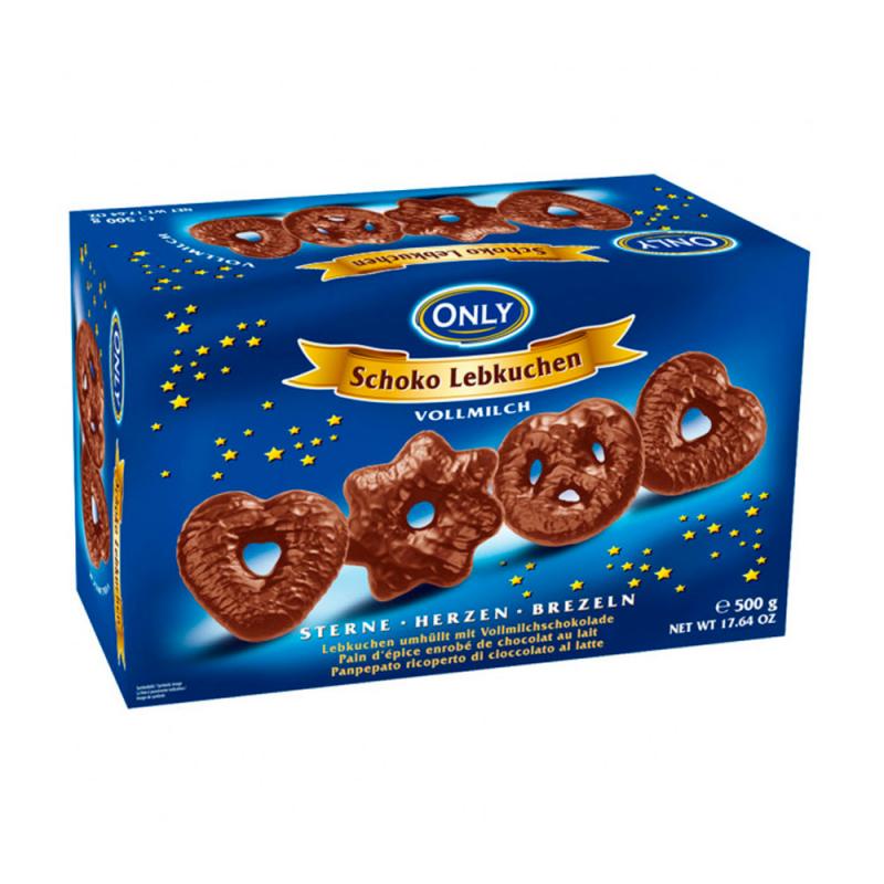 Пряники с молочным шоколадом Only, 500 г