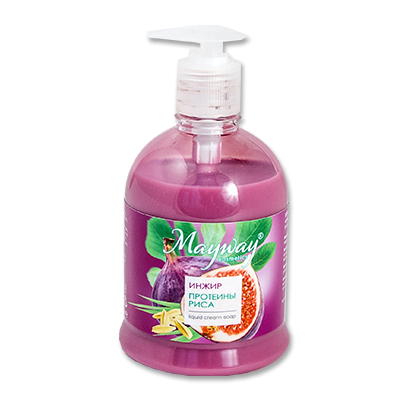 Крем-мыло "Mayway. Инжир", 470 мл