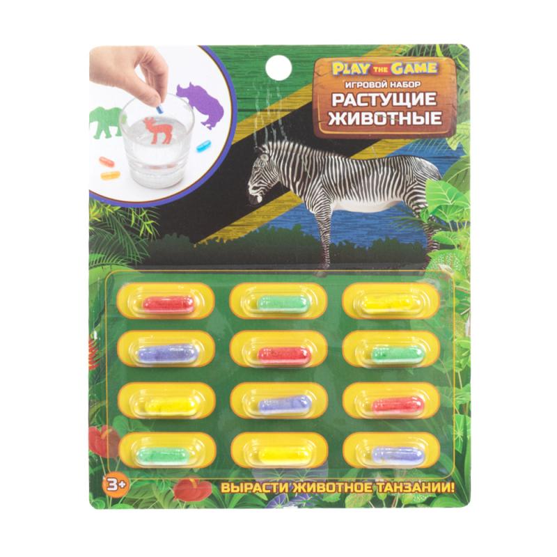 Игровой набор "Растущие животные", Play the Game, в ассортименте