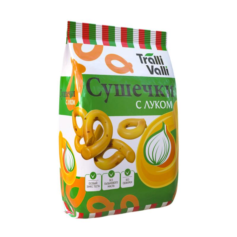 Сушечки с луком, Tralli Valli, 200 г