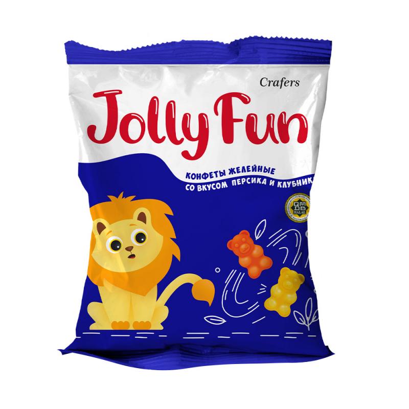 Конфеты желейные "Jolly Fun", Crafers, 70 г, в ассортименте