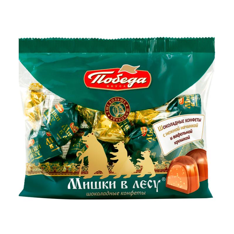 Конфеты шоколадные "Мишки в лесу", Победа вкуса, 250 г