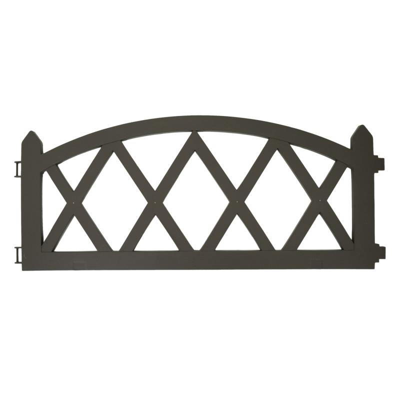 Заборчик сад. пластиковый 60*34*0,9 см